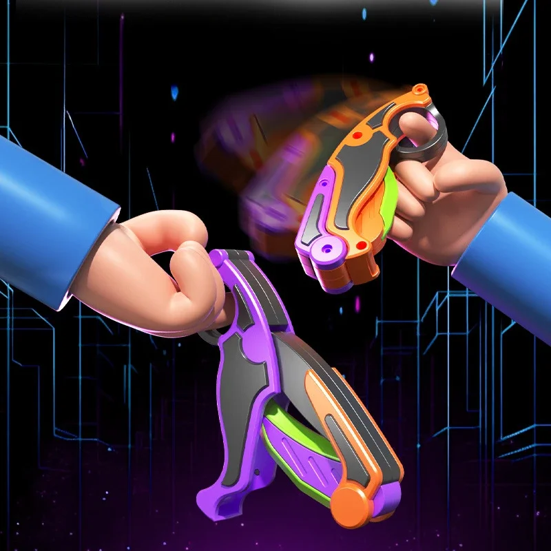 3D พิมพ์ Gravity Claw มีด Fidget ของเล่นพลาสติกพับมีดผีเสื้อผู้ใหญ่ความเครียดบรรเทาของเล่นนวนิยายของเล่นเด็ก Xmas ของขวัญ