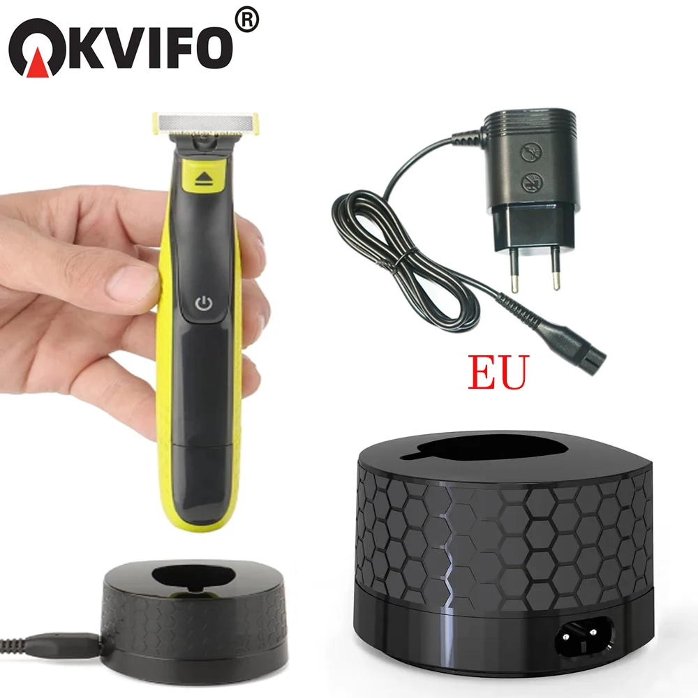 KVIFO-Soporte de cargador con Base de carga montada en la pared para Afeitadora eléctrica híbrida Norelco One Blade QP2520 QP2530 QP2620 QP2630