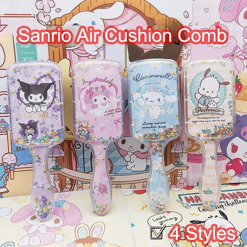 1 Stück Luftkissenkamm, schöner Cartoon-Dekorationskamm, Kuromi Melody Cinnamoroll Pochacco, Geburtstagsgeschenk, geeignet für alle Haartypen
