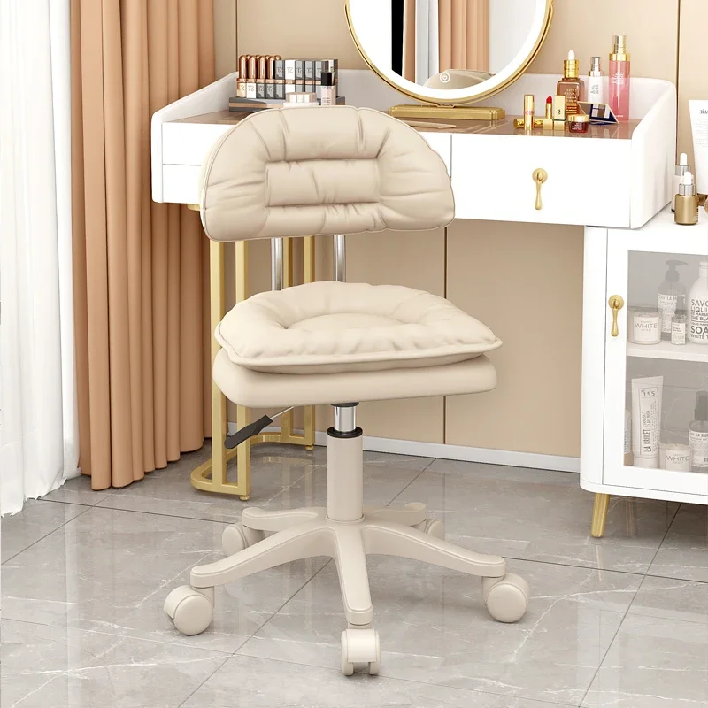 Chaise de bar de salon de beauté, tabouret haut avec dossier, services de manucure des cils, tabouret de maquillage, conception spéciale