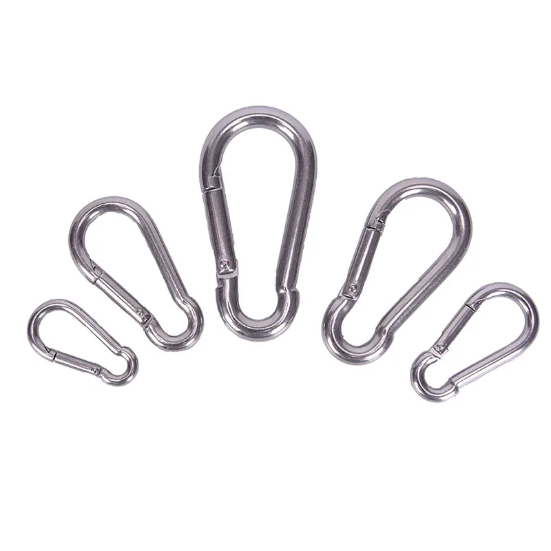 Thép Không Gỉ 304 M4 M5 M6 M7 M8 Đa Năng Xuân Ốp Móc Đa Năng Nhanh Chóng Liên Kết Vòng Khóa Móc