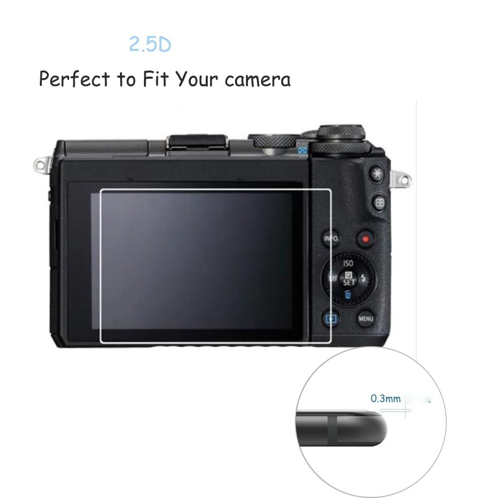Kính Cường Lực Cho Máy Canon G9X G9XII G7X G7XII Mark 2 II Mark2 G5X/G9 G7 G5 X/G1XIII g1X III M6 M100 M50 Camera Tấm Bảo Vệ Màn Hình