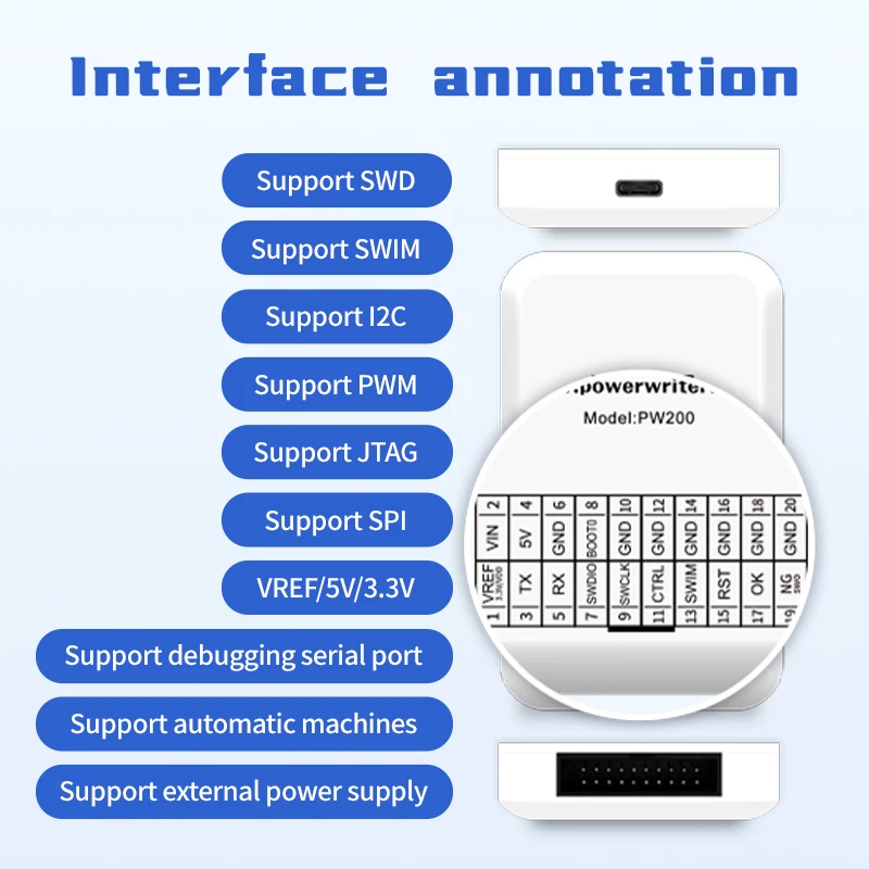 Powerwriter Pw200 Offline Programmer&Arm Adapter Board Kit