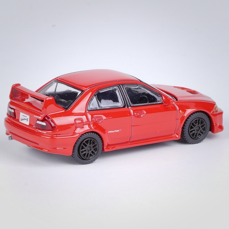 1/64 Mitsubishi Lancer Evolution EVO Toy Car Miniature 1:64 JKM Racing Model Free Wheel Diecast Alloy Collection Gift for Boy
