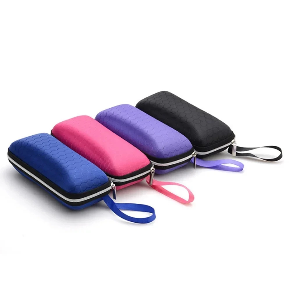 Estuches para gafas, funda para gafas de sol para mujer, caja para gafas con cordón y cremallera, estuches para gafas para hombre, caja de almacenamiento portátil