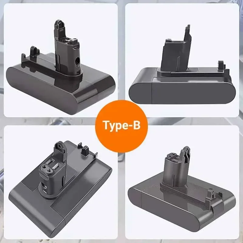 Batería recargable para aspiradora Dyson V6 V7 V8 V10 Series SV07 SV09 SV10 DC31 DC34 Absolute Fluffy Animal Pro