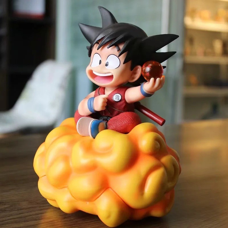 Dragon Ball Anime รูป Sun Goku Action Figure เที่ยวบินหนุ่มสไตล์เดียวกัน Tendon Douyun PVC รูปปั้นคอลเลกชันตุ๊กตาเด็ก