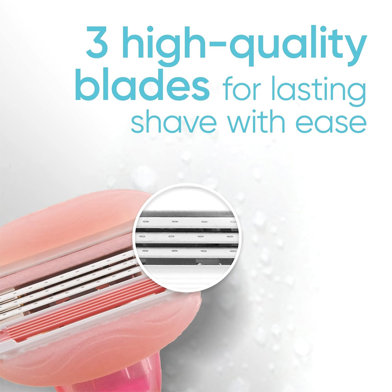 Gillette Venus ComfortGlide White Tea Women's Razor Blade Refills 3 Layers Blades Replacement Blade Smooth Shaving For All Skin