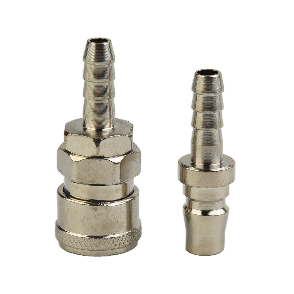 2 peças encaixe pneumático padrão europeu ue euro tipo acoplador de conector de acoplamento rápido para compressor de 8mm sh20 ph20
