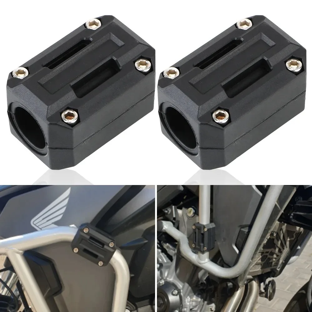 Motocicleta adv pára-choques anti-risco barra de proteção de borracha anti-queda bloco anti-risco