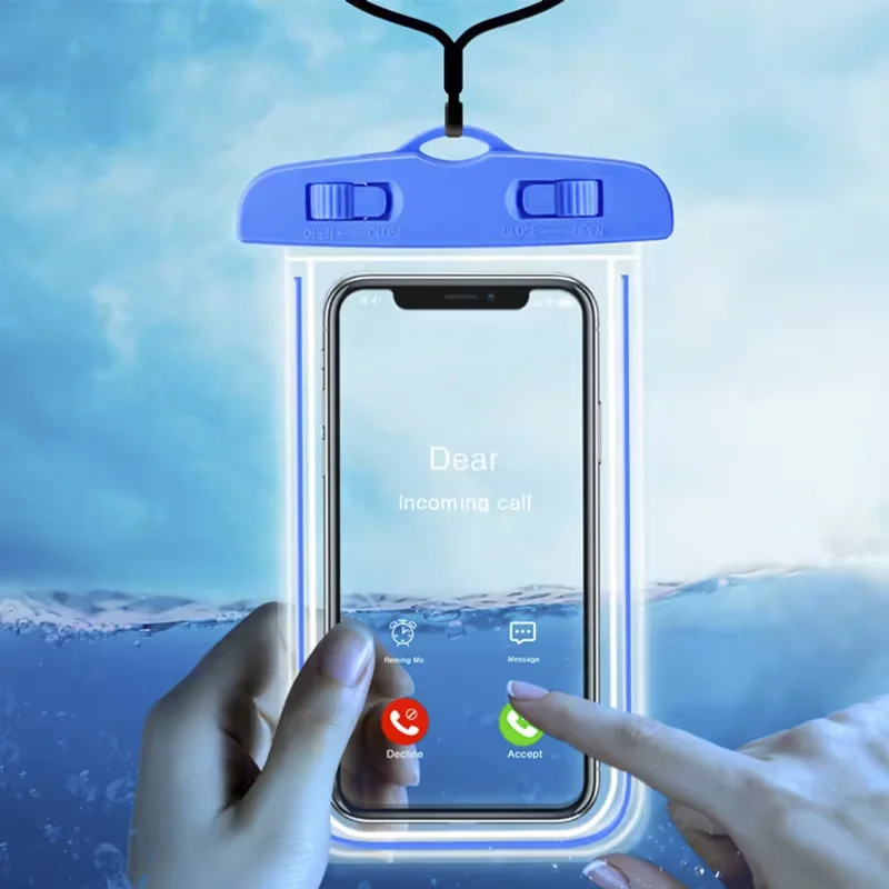 방수 전화 케이스, 수영 방수 가방, 범용 수중 보호 가방 커버, iPhone Samsung 휴대폰에 적합