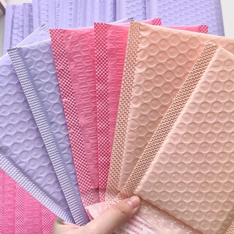 10 STKS Gekleurde Bubble Mailer Self-Seal Verpakking Zakken Kleine Zakelijke Benodigdheden Gewatteerde Enveloppen Bubble Enveloppen Mailing Zakken