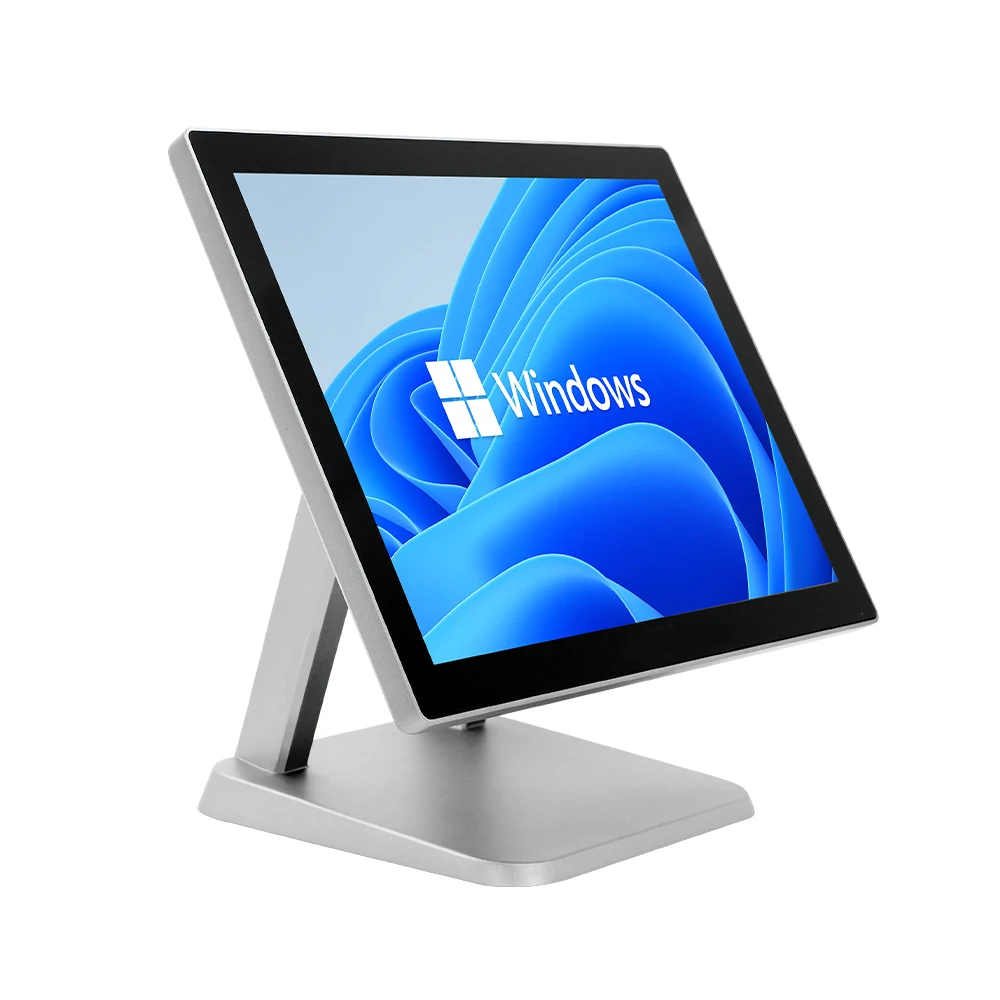 POS-машина с 15-дюймовым сенсорным экраном, совместимая с Intel i5 Windows 10, розничный POS-терминал с алюминиевым кассовым аппаратом, устройство чтения карт MSR