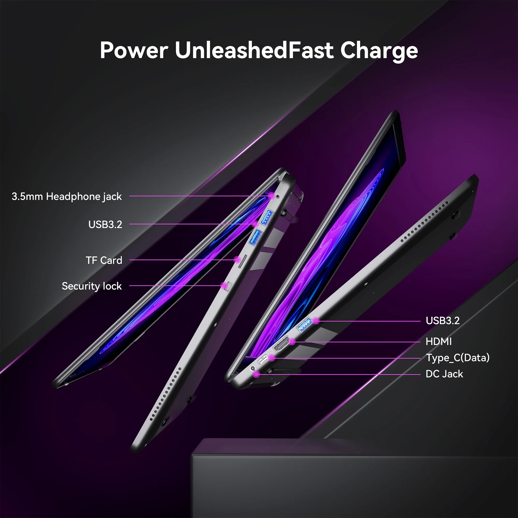 ACEMAGIC AX16 Laptop Intel N97 16 Zoll 16GB LPDDR4 RAM 512GB SSD Leichter Business-Computer Notebook-PC Windows 11 Pro