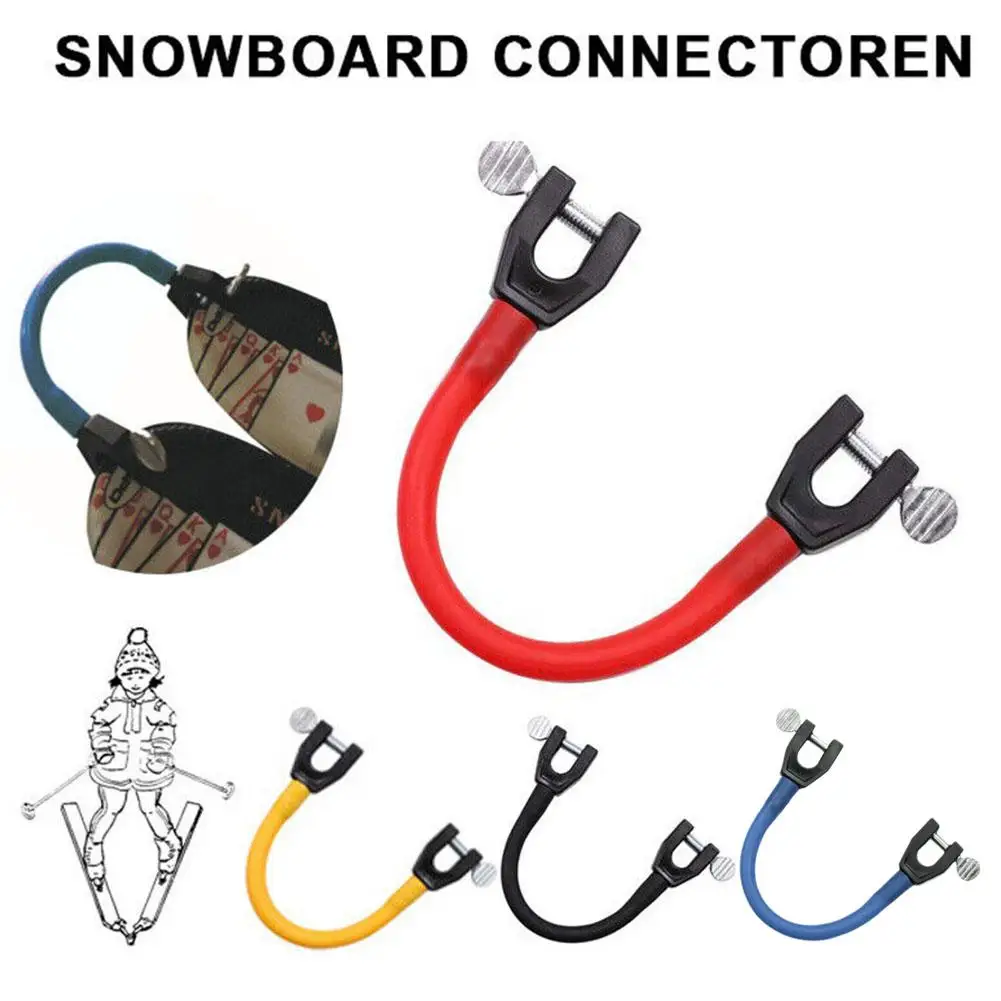 Portable Ski Tip Connector Learn To Ski Equipment Easy Trainer Perfect Winter Ski Equipment For Beginners Assorted U1f6