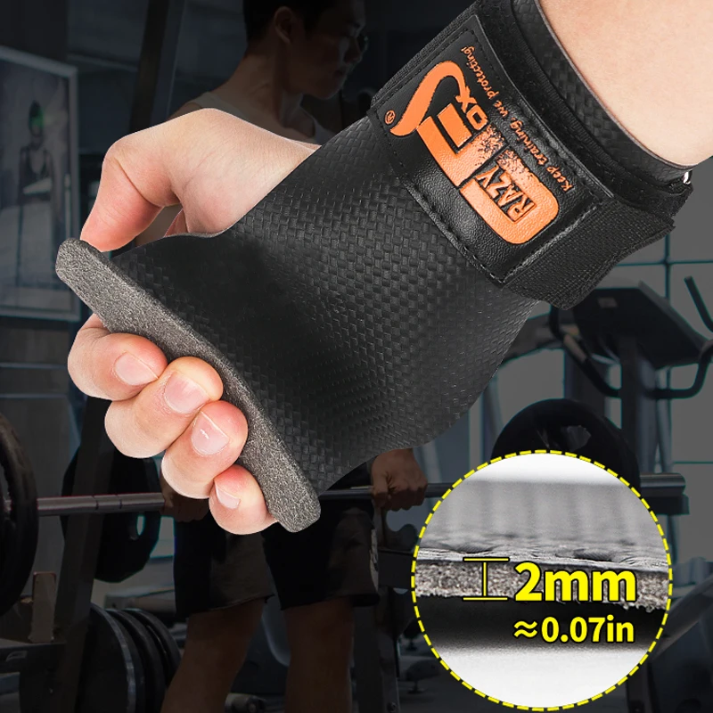 S/M/L/XL Weightlifting Grip Lifting glove Guantes Crossfit Guantes Para Entrenar Gym Luva Musculação Masculino Calleras
