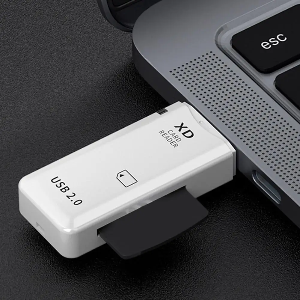 1pc USB2.0 High-speed Card Reader Portable Usb Adapter Memory Flash Drive Adapter for iphone XD Card Reader OTG Memory Card O4X4