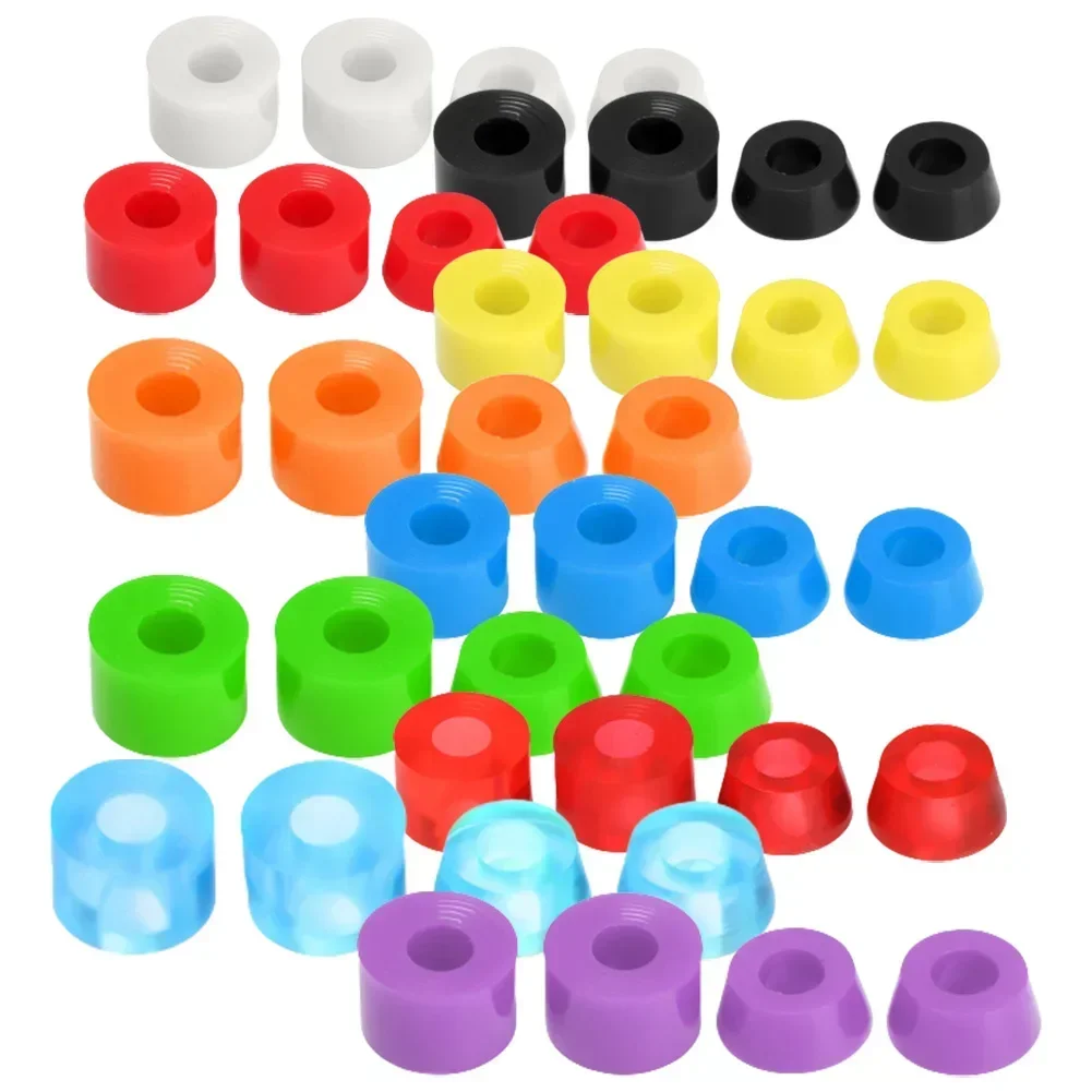 4 PU Ván Trượt Xe Tải Bushing 11X16Mm Xe Tải Hình Nón Bushings Xây Dựng Lại Bộ Longboard Ván Trượt Chống Sốc Phụ Kiện