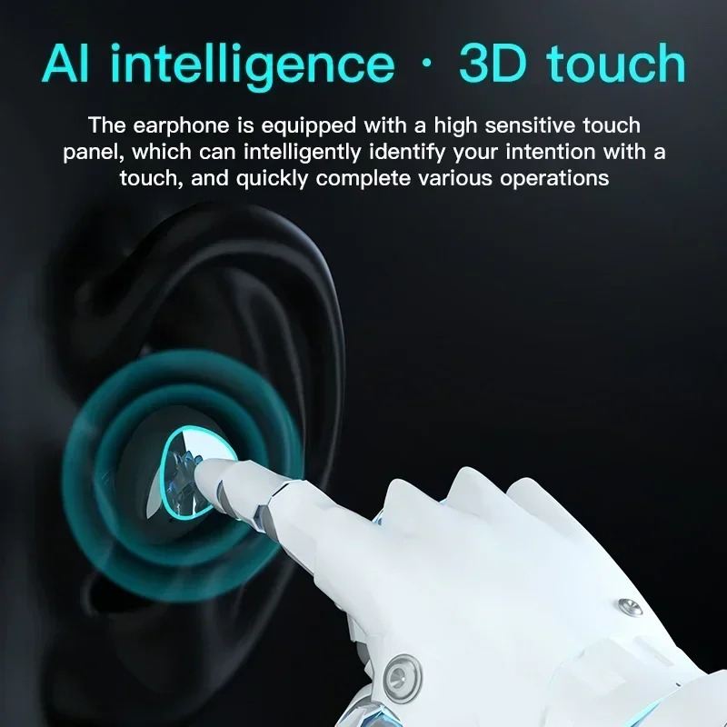 Original m10 fones de ouvido bluetooth sem fio earpods esportes estéreo com cancelamento ruído microfone alto-falante caixa de som gamer
