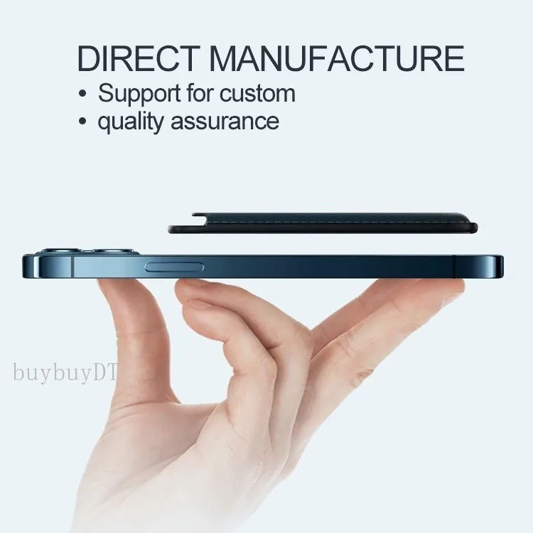 iPhone 16/15/14/13/12用 マグネット式カードホルダーとポケット付き レザー製MagSafe対応背面カバーケース 保護デザイン