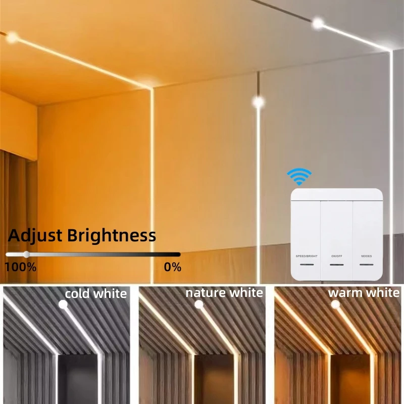5M/Set Running Water Flowing LED Strip Light DC12V SMD 2835 Pixel Horse Race Flexible Linear Tape Light With Wireless Controller