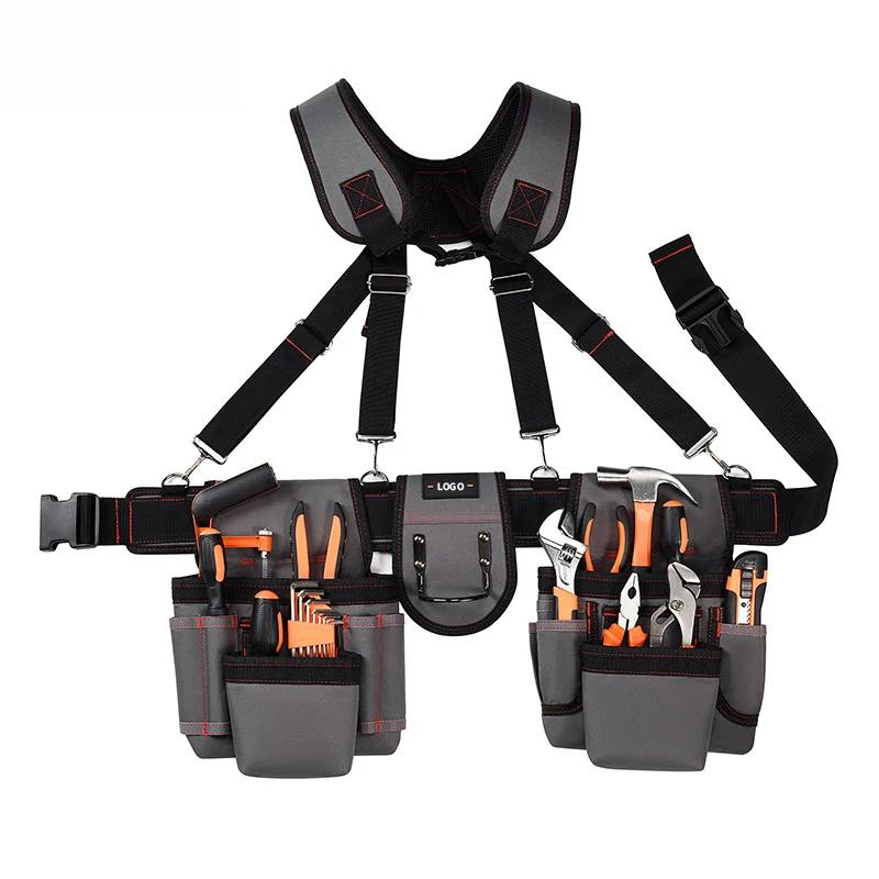 Gardening Tool Bag, Electrician Tool Bag, Strap Belt, Combined Tool Bag, Multi-Functional Equipment, Universal for All Sizes