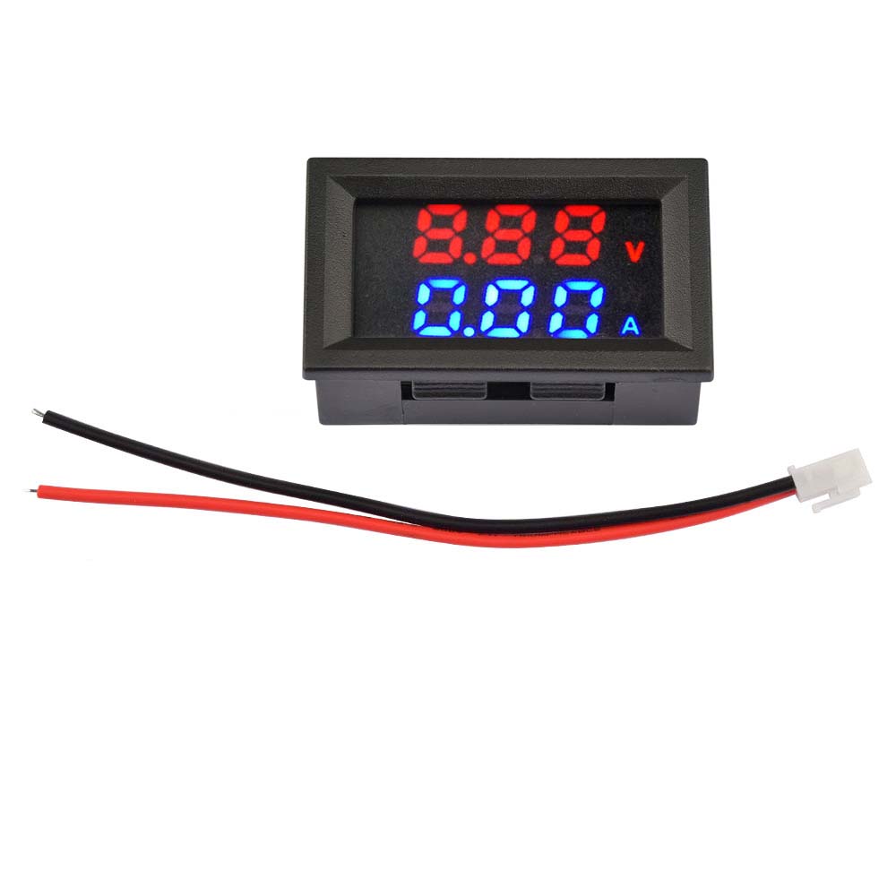 DC0-100V 10A LED voltímetro Digital amperímetro coche motocicleta voltaje medidor de corriente Detector de voltios probador Panel de Monitor ﻿