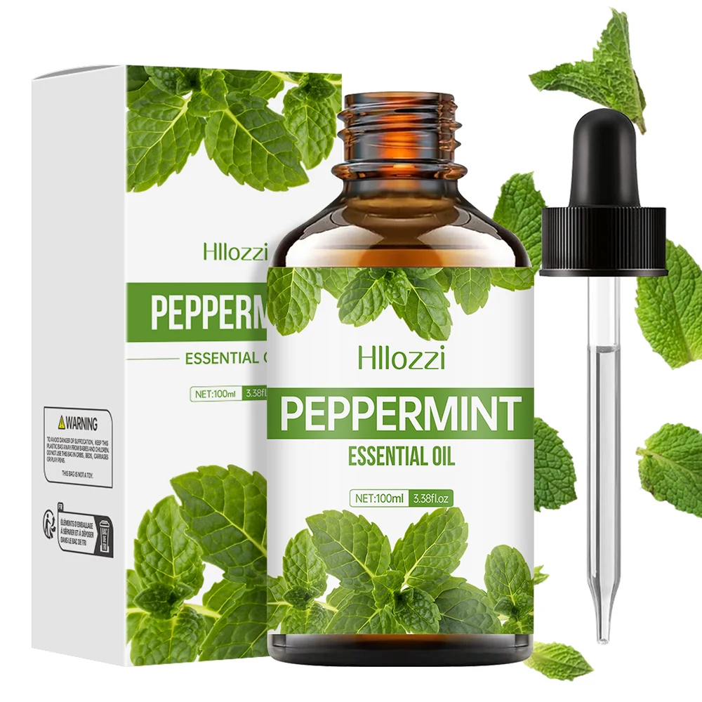 30ml/60ml/100ml 植物エキス ミント ボディケア エッセンシャルオイル 持続性のある軽い香り 顔、髪、肌、体に適しています