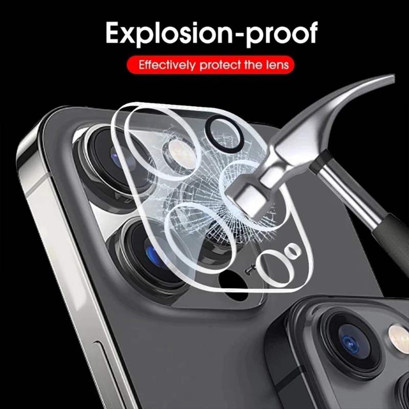 2PCS Camera Lens Glass For iPhone 15 16 Pro Max Camera Screen Protector Film for iPhone 13 Mini 15 Plus 15 Pro Protective Glass