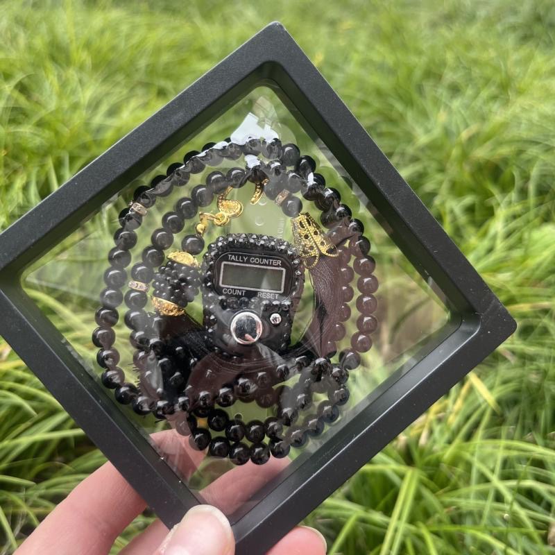 Новинка 2023 года, набор разноцветных молитвенных бусин, счетчик пальцев, 10 вариантов цвета, четки Tasbih Islamique для Ид, элитный молитвенный подарок