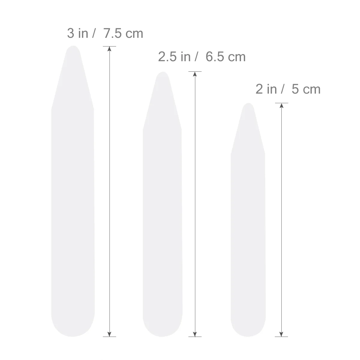 5 pièces ensemble de 5 os de col pour chemise chemises dossier patte adhésive reste Collarlift hommes