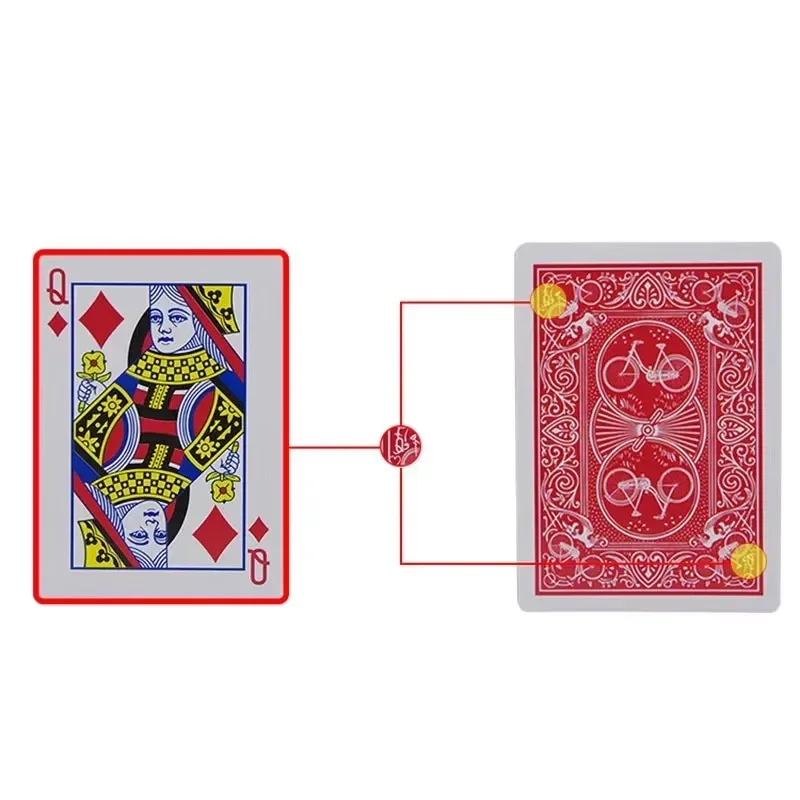 Magic Cards Marked Stripper Deck Playing Cards Poker Magic Tricks Close-up Street Magic Trick Secret Marked Poker Cards