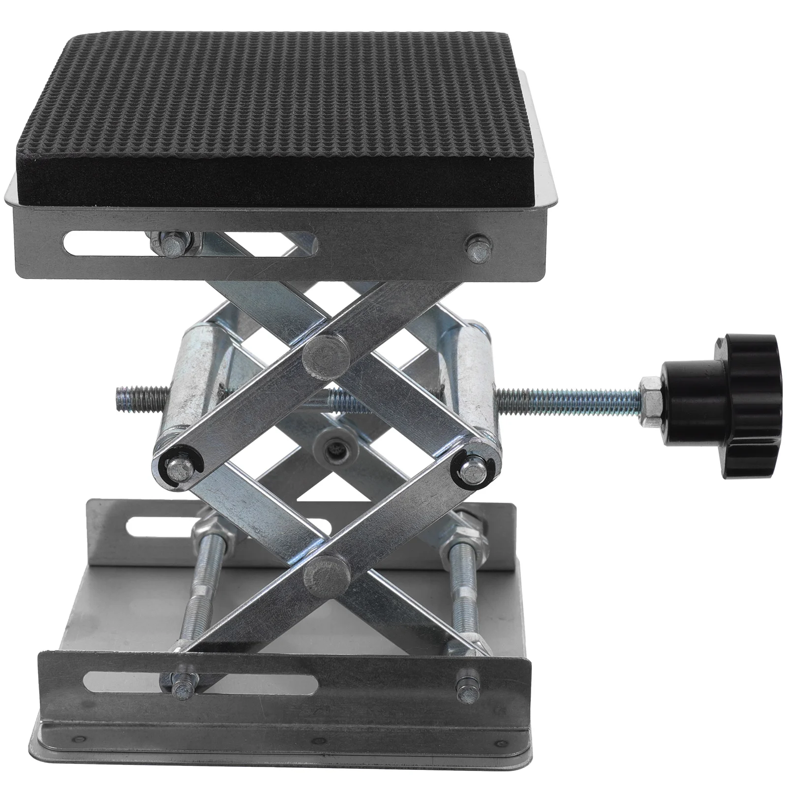 Aço inoxidável tesoura jack plataforma suporte de laboratório levantamento suporte ajustável mini jack material manuseio ferramentas mesa elevador