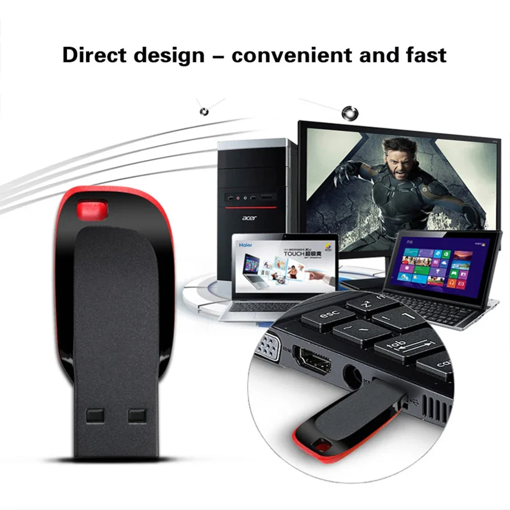 USB 2,0 de alta velocidad Pendrive 64GB 32GB 16GB 8GB Memoria USB Memory Stick Pen Drive USB Flash Drive impermeable U Disk 128GB 512GB