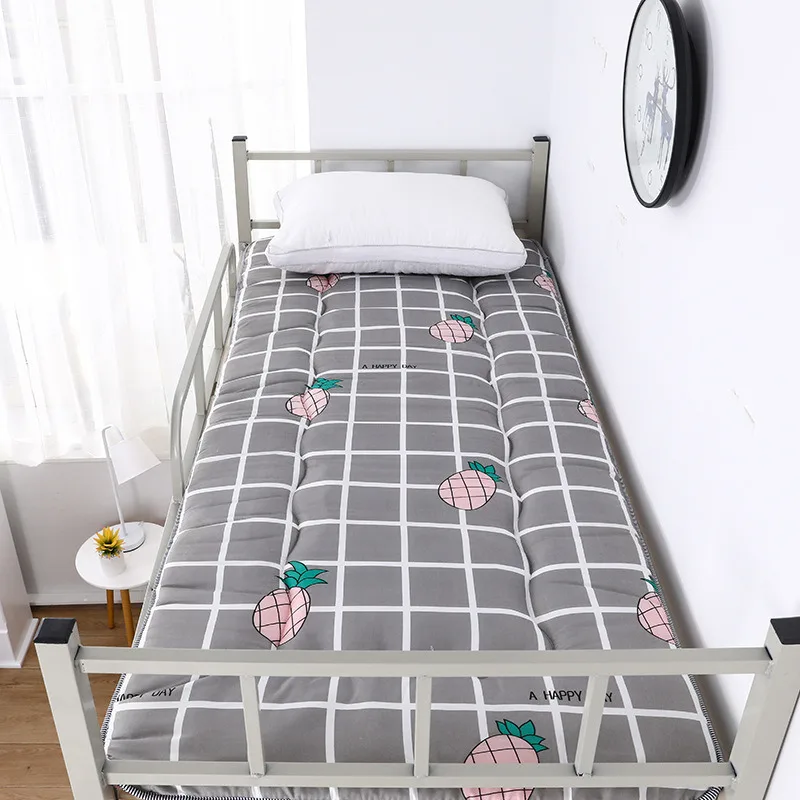 Foldable Single Tatami Mattress for Dormitory Thick Soft Pad Breathable Comfortable Sleeping Cushion Floor Mat for Home Use