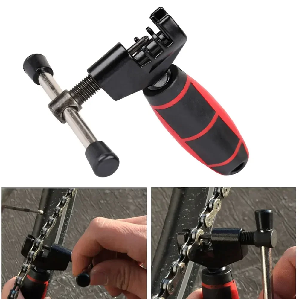 Mini dispositivo di rimozione del perno della catena della bicicletta Splitter dell'interruttore del collegamento della bici Strumento di riparazione del ciclo MTB Catene della bici Estrattore Accessori per dispositivi di taglio