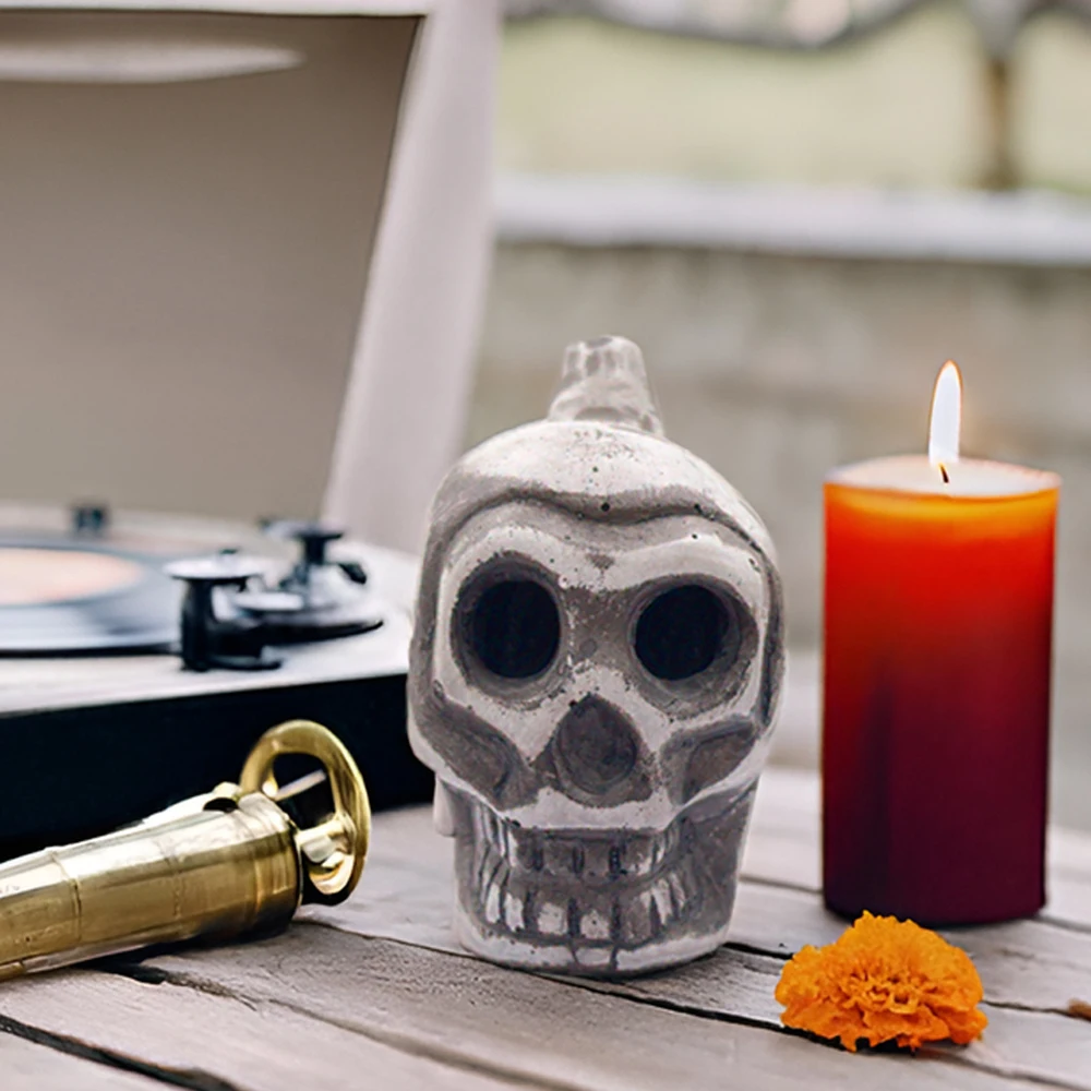 Gwizdek z czaszką aztecką, przerażający głośny ludzki krzyk, gwizdek śmierci wojennej, gwizdek aztecki o wysokim poziomie decybeli na prezent na Halloween
