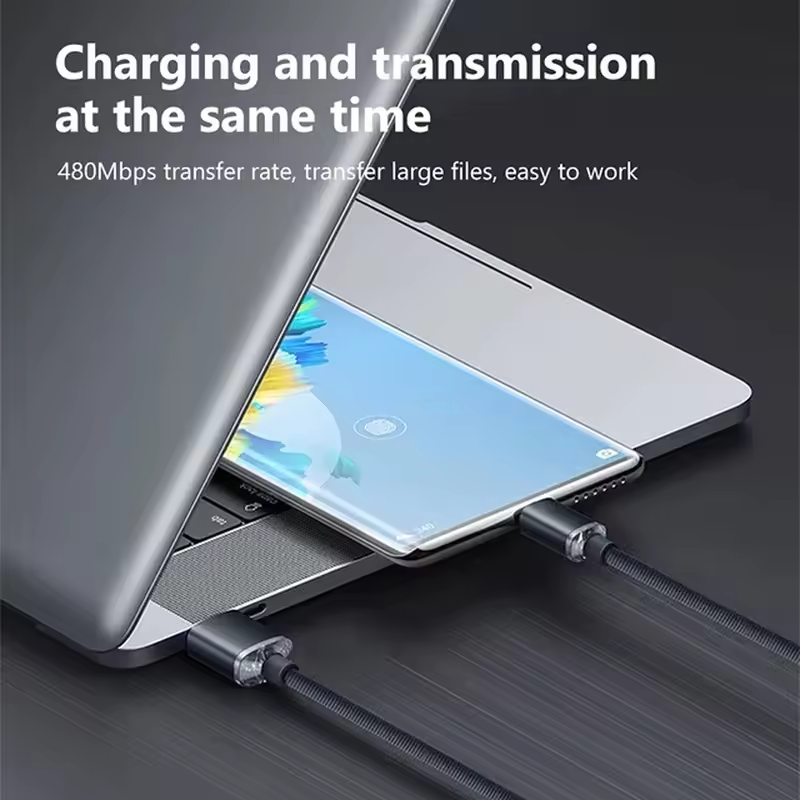 NNBILI 120W USB To Type C Super Fast Charger Cord Quick Charge USB C Cables Phone Charger For Samsung Xiaomi Huawei POCO OPPO