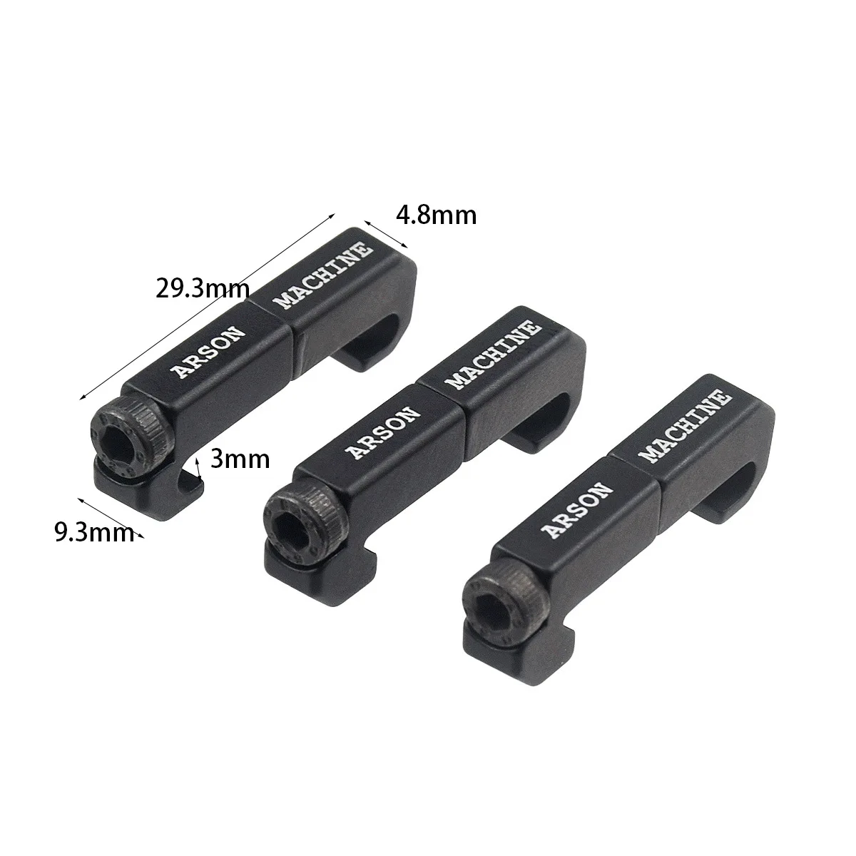Pressostato tattico per luce Guide per cavi Picatinny in alluminio per torcia e clip per cavi per interruttori a nastro laser (nero)