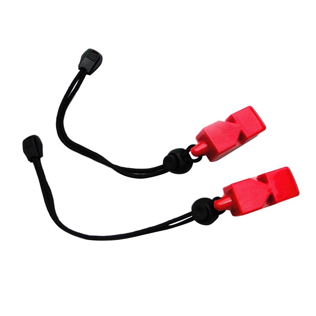 2-teilige Notfall-Überlebenspfeifen zum Tauchen, Wassersport