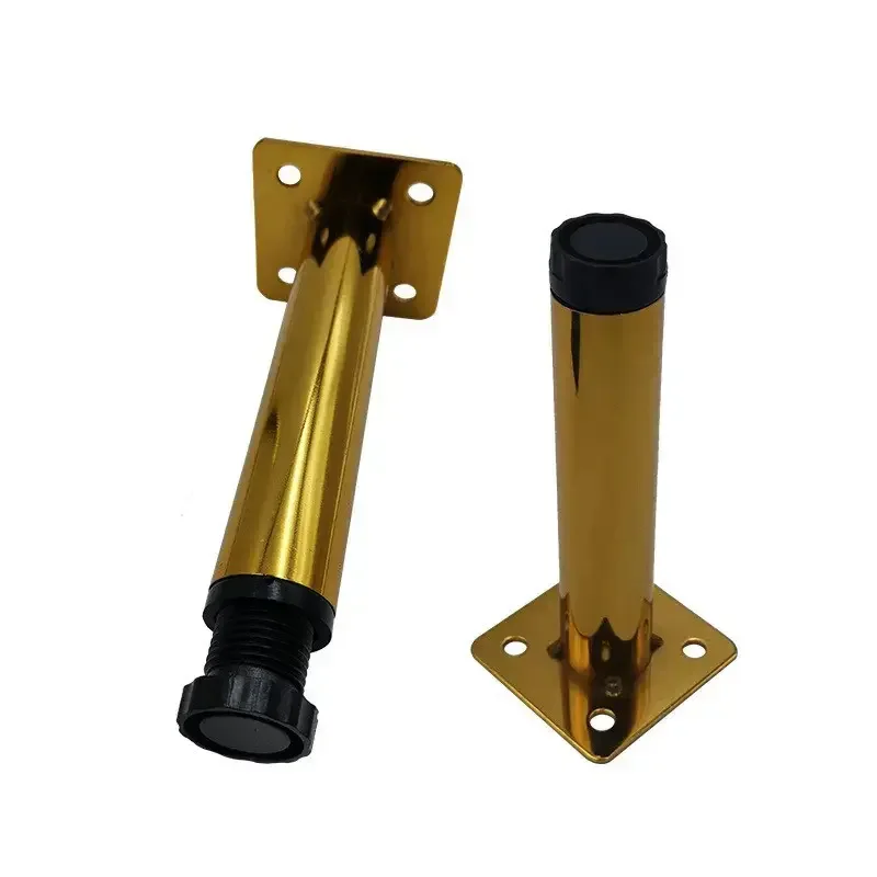 Patas de Metal modernas para muebles, patas de repuesto para sofá, silla, mesa de gabinete otomana, 4 piezas
