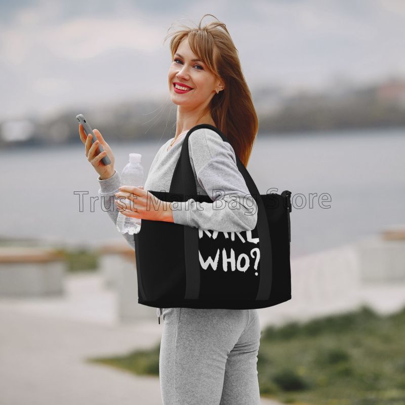 Karl Who Travel Duffel Bag Foldable Lightweight Waterproof Weekender Overnight Bags with Shoulder Strap Sports Gym Travel Bag