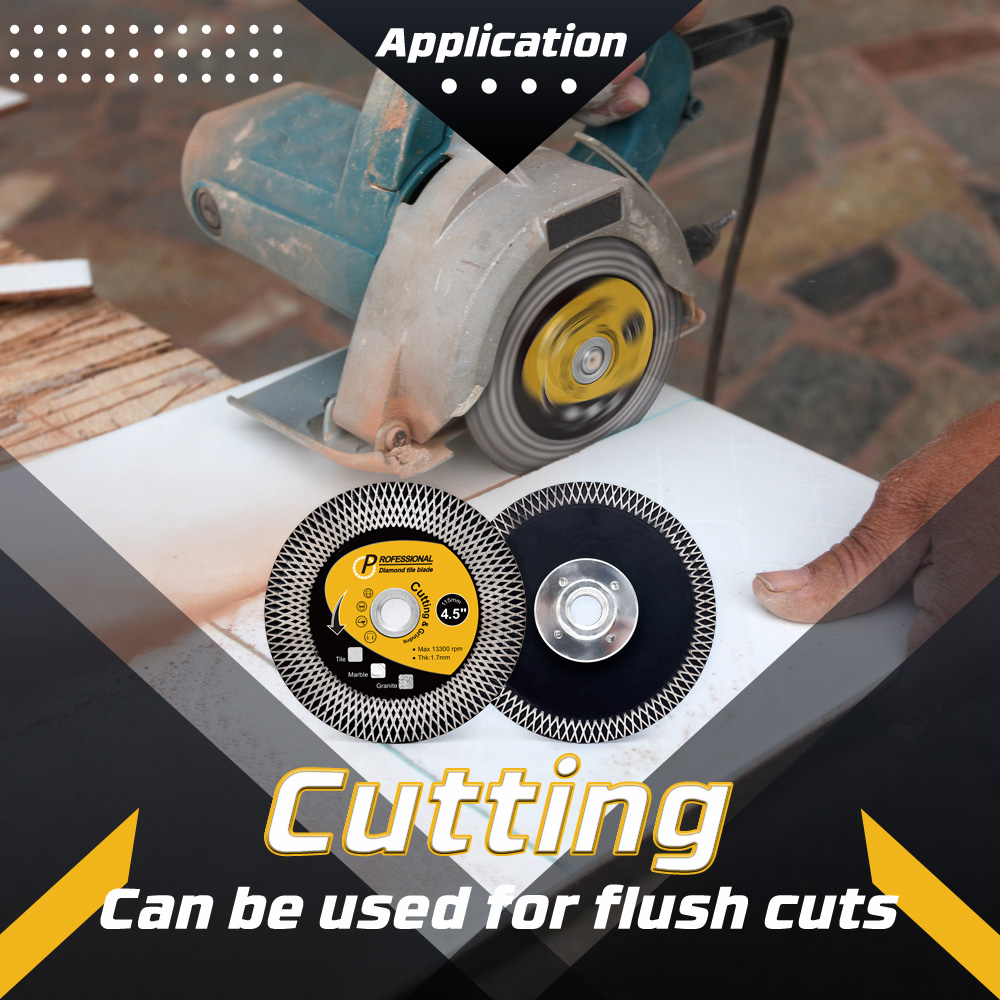 115mm-125mm 슈퍼 타일 블레이드 터보 도자기 다이아몬드 디스크 절단 및 세라믹 도자기 타일 화강암 Marbe 연삭