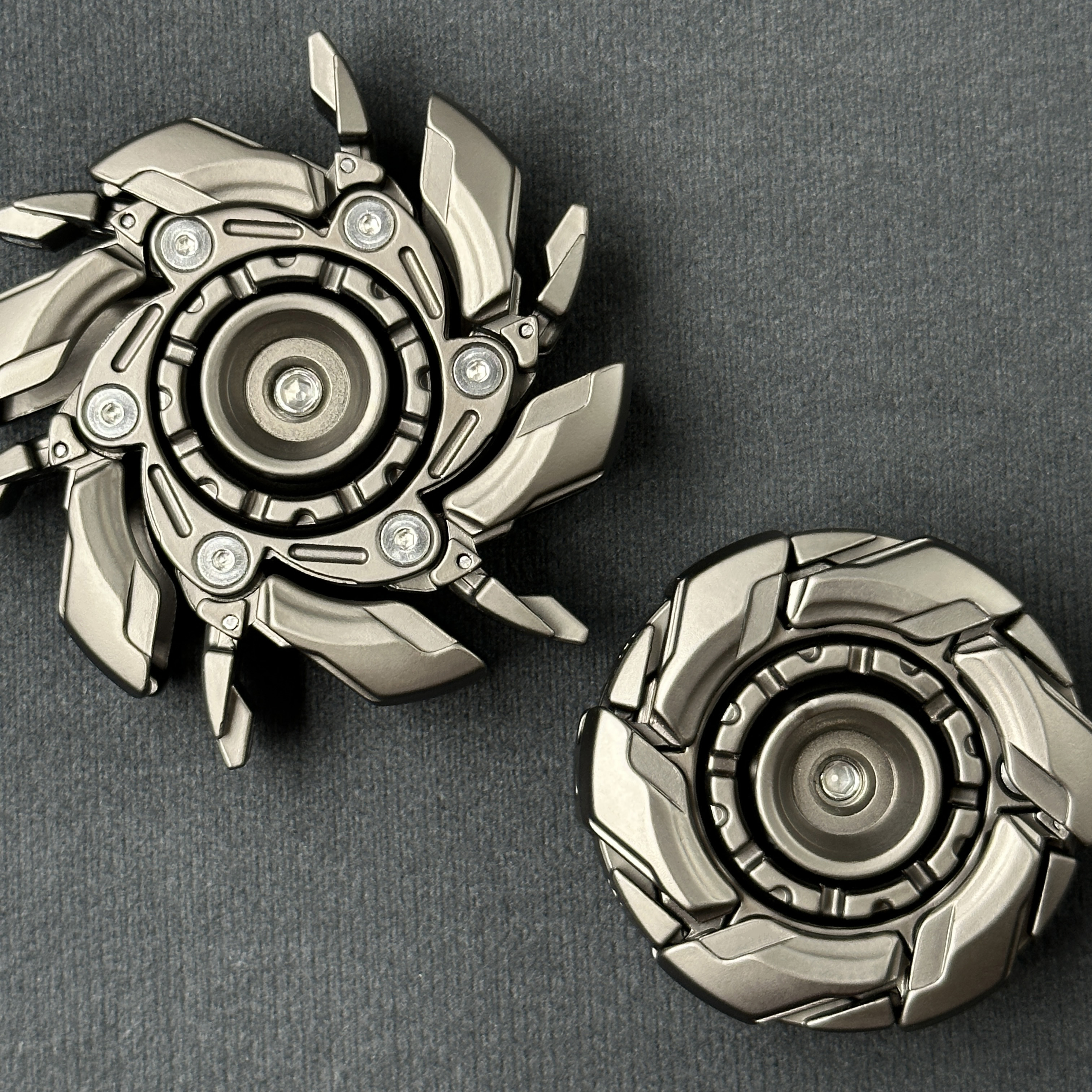 EDC Fidget Sliders Open Armor Spinning TopFidget Toys Stress Relief dla dorosłych Magnetic Meta