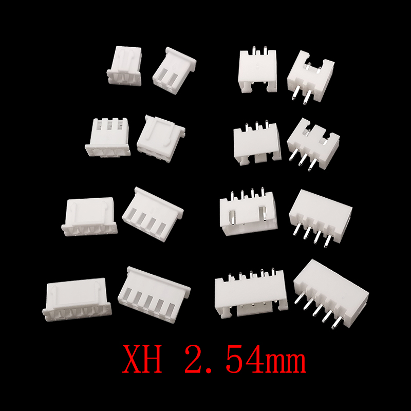 230 unids/caja JST PH 2,0mm/XH 2,54mm Kit de terminales de paso 2/3/4/5 pines macho hembra enchufe carcasa de plástico conector de cable de engarce