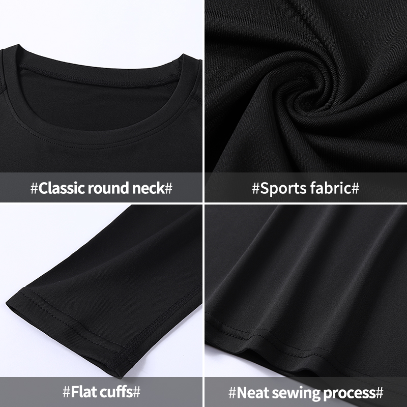 Fitnesskleding Panty's Sneldrogende heren sportondergoed met lange mouwen pak voetbaltraining basketbalbasis Ski Four Seasons