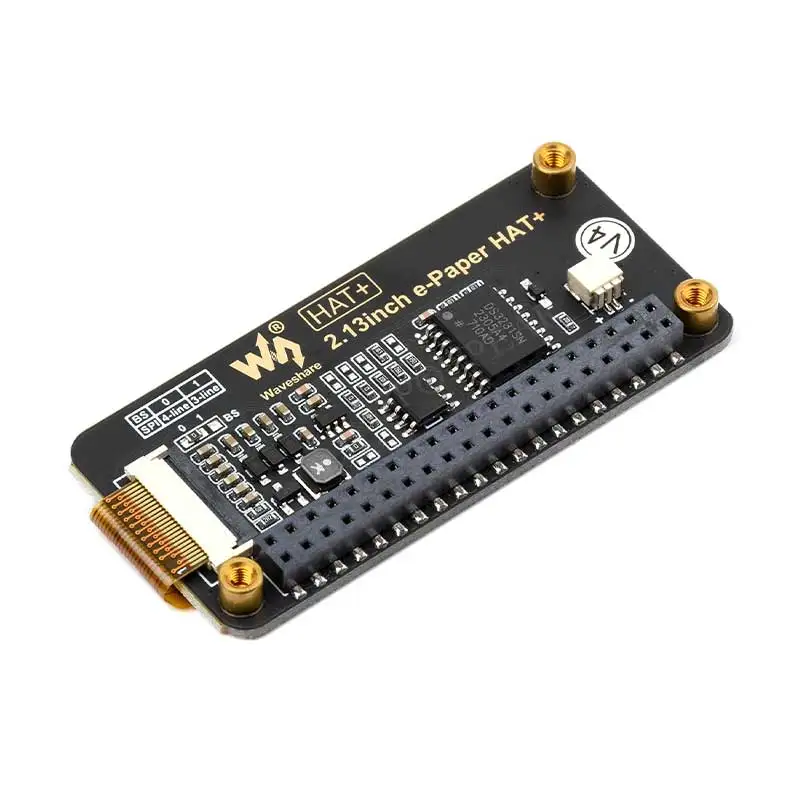 Sombrero de papel electrónico de 2,13 pulgadas + Black-blanco 250x122 e-ink para Raspberry Pi /Jetson Nano /Sunrise X3 Pi /Pwnagotchi