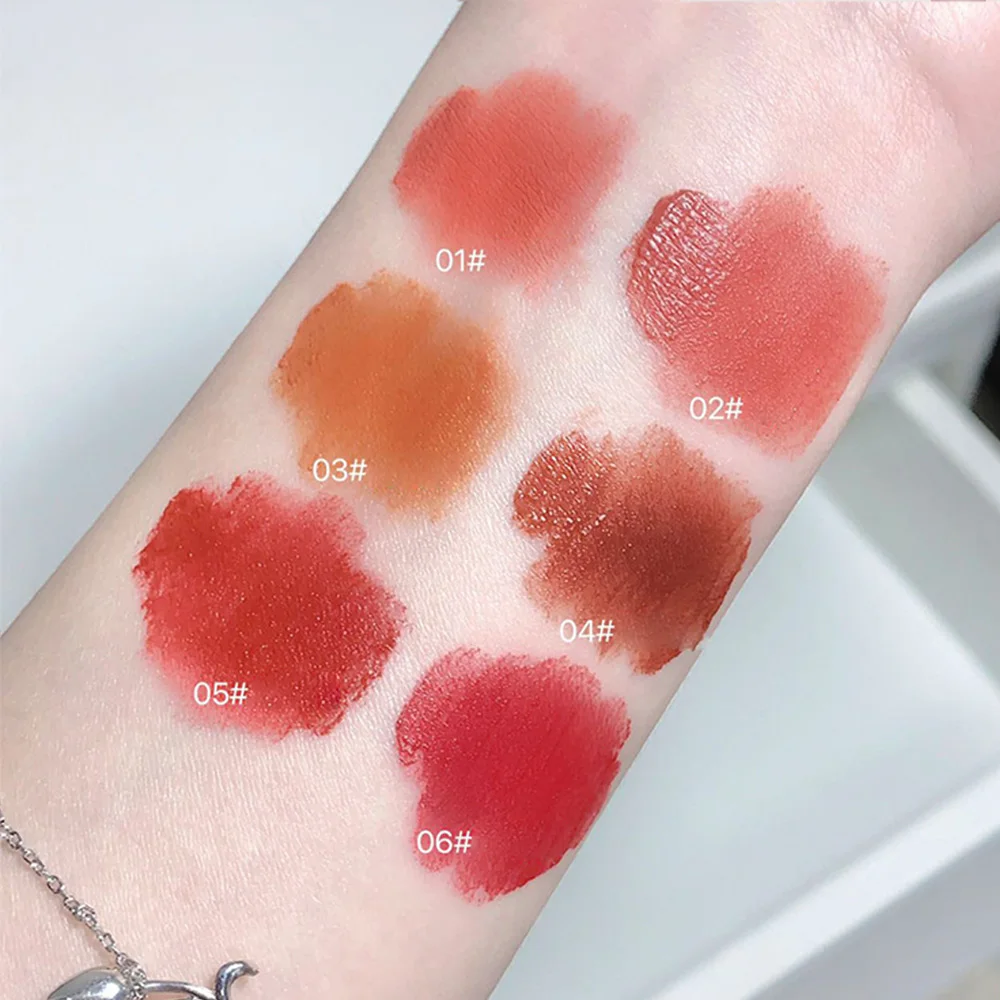 Smalto per labbra Gege Bear Rabbit, argilla per labbra in velluto opaco Rossetto non essiccante a colori a lunga durata