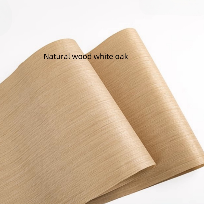 Plaques pour portes en bois, 58x250cmT0.2mm, placage de chêne blanc, meubles, rénovation de bureau, Surface décorative