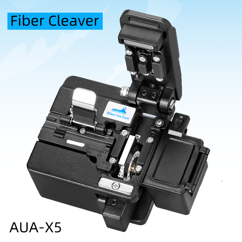 COMPTYCO AUA-X5 оптический волоконный Кливер FTTH Высокоточный режущий инструмент волоконно-оптический режущий нож для кабеля с коробкой для отходов